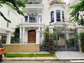 Bán biệt thự đơn lập victoria village, dt 15x20m, 4 tầng, sổ hồng, nhà thô dễ dàng thiết kế