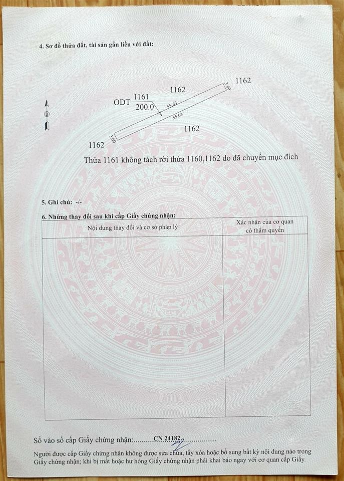 Chính chủ bán đất ngay cổng chính kcn phước đông, dt 4271,8m2 ô tô đỗ mt 30m, giá 4.7 tỷ