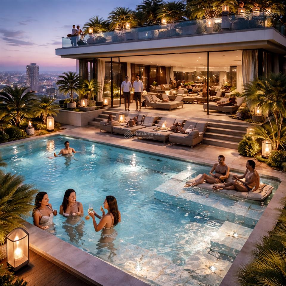 Penthouse 285m2 chỉ 15 tỷ có hồ bơi riêng 25m2. giảm ngay 100tr tiền mặt + ck 14% giá bán.  ngay