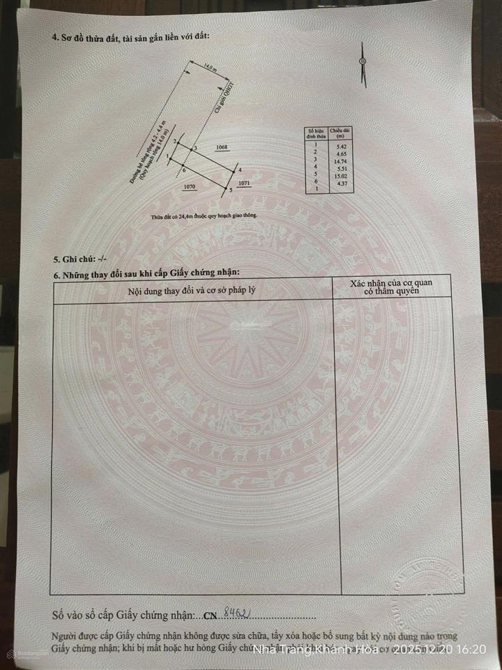 Chỉ 648 triệu sở hữu đất thổ cư diên tân đầu tư & an cư. diện tích 105,7m