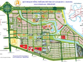 Bán đất đã có sổ khu cát lái q2, đối diện trường đại học umt giá chỉ 62 triệu/m2. nhà đất lê sanh