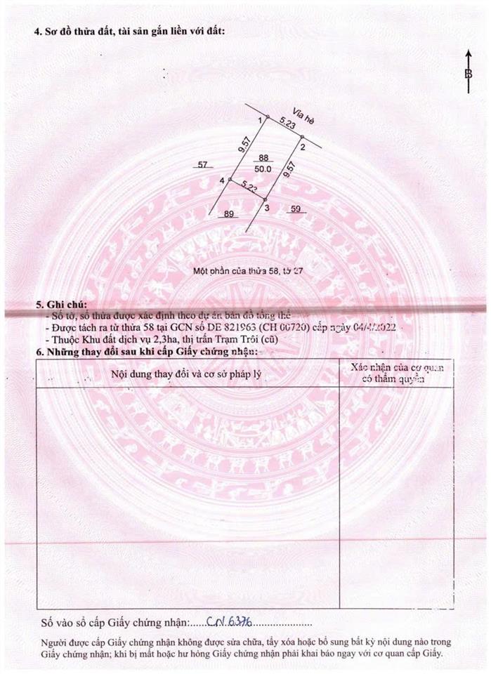 Bán đất nền dự án 50m2 tại khu đất dịch vụ 2.3 ha trạm trôi, giá 150 triệu/m2