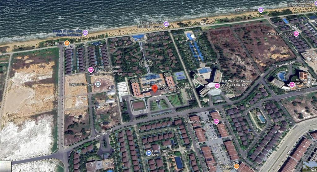 Biệt thự 495m2 best western premier sonasea phú quốc, giá mềm