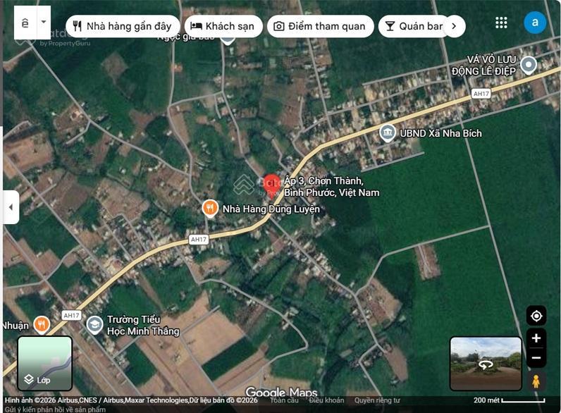 Bán đất nền dự án tại ấp 3, chơn thành, bình phước, 533 triệu, 579 m2