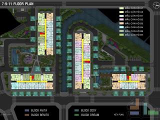 Bán ch 2pn, 2wc tại fiato uptown, 4,5 tỷ, 81m2