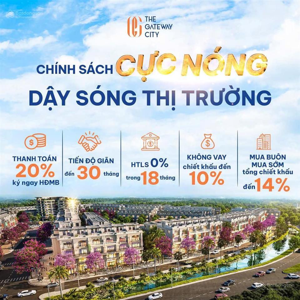 3,5tỷ chính chủ bán lại suất f0 tại dự án the gateway city ân thi, hưng yên