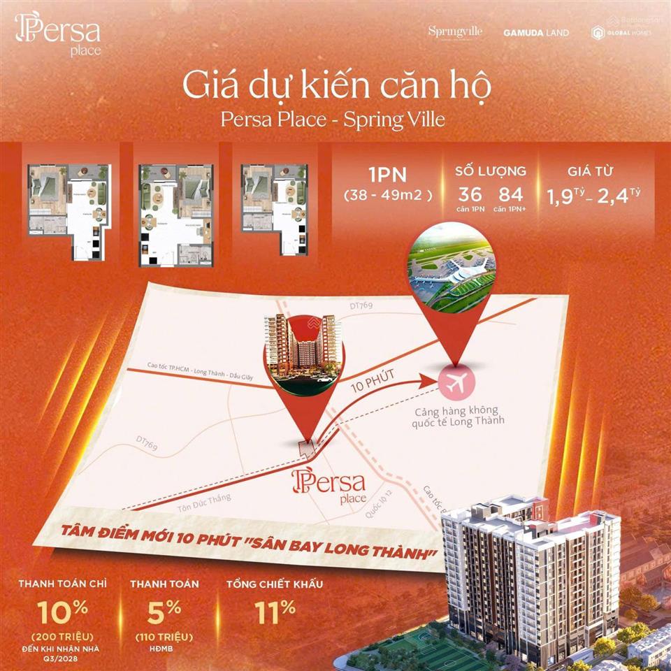 Persa place  chuẩn sống xanh giữa tâm điểm spring ville