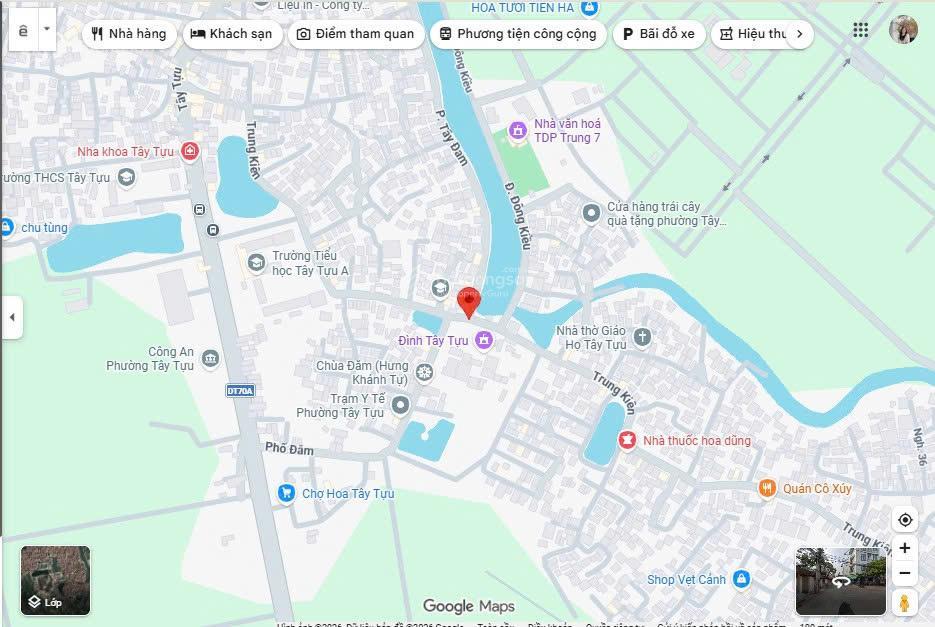 Chính chủ bán đất tây tựu 82,6m² 2 mặt thoáng đông nam, đông bắc  sổ đỏ  giá 8 tỷ có thương lượng
