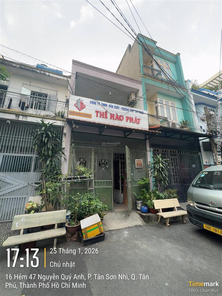 Chính chủ bán nhà hxh 8m 1/ nguyễn quý anh, p tân sơn nhì, q tân phú 4 x 14.5m 1 lầu 58m2 7.6 tỷ tl