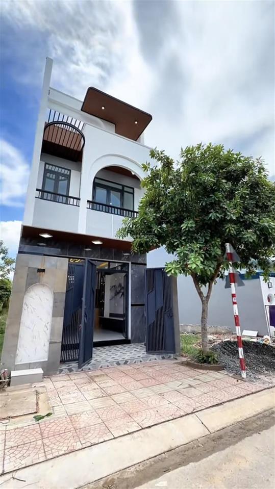 Nhà mới 1 lầu 3pn lớn 85m2 khu dân cư hương lộ 7, phong phú, bình chánh, hỗ trợ trả chậm 3 tháng