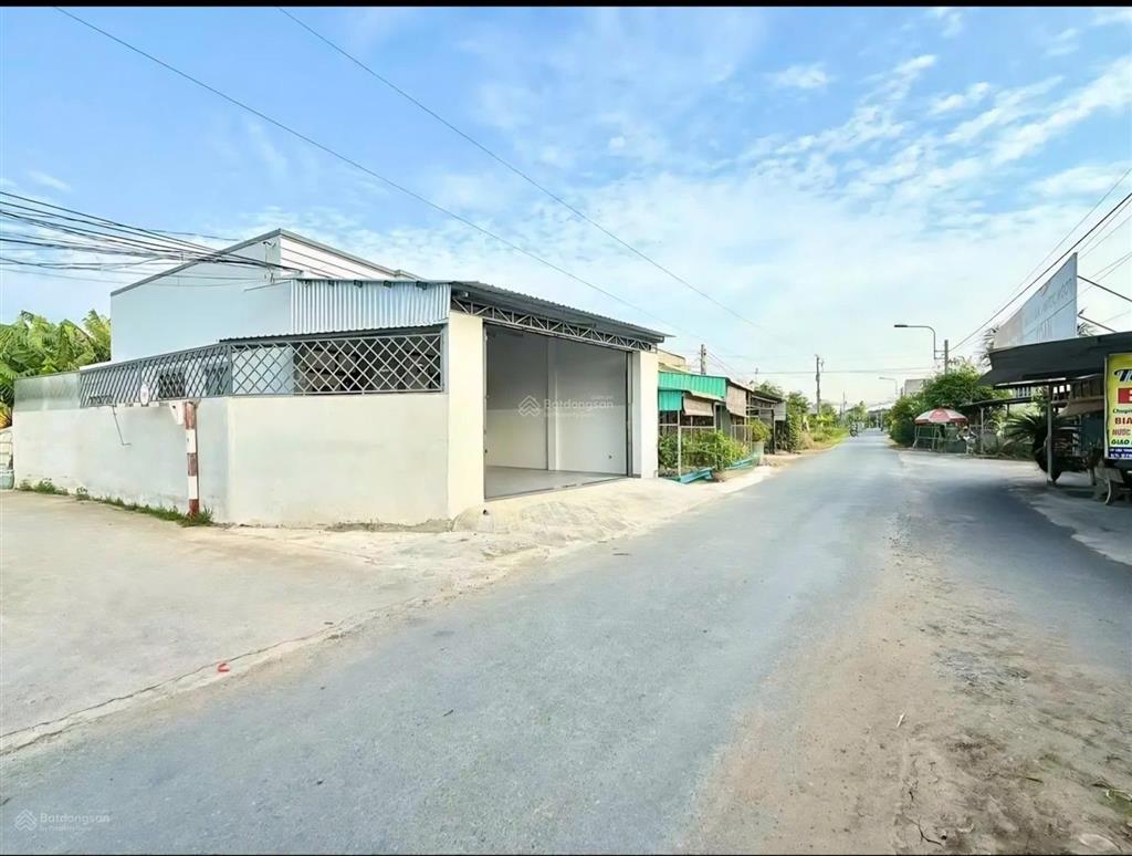Bán nhà cấp 4 góc 2 mặt tiền đường bờ huệ 2pn, an phú tây, bình chánh 92,5m2, giá 893 triệu