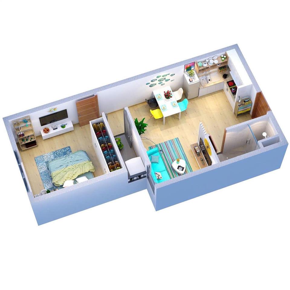 Bán gấp căn hộ saigonhome ngay coopmart, bv bình tân. 48m², 1pn 1wc, full nội thất, giá 2,1 tỷ.