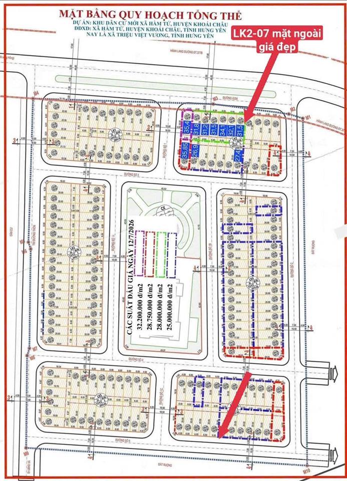 Chính chủ gửi bán mặt đường tỉnh 377 đấu giá triệu việt vương, đấu trúng rẻ đầu tư cực tốt