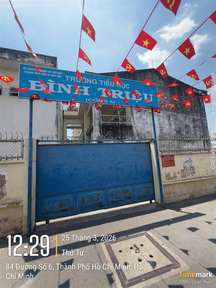 Nền đất 7 tỷ, mặt tiền đường, đối diện đh luật, ql13, ngay ngã tư bình triệu