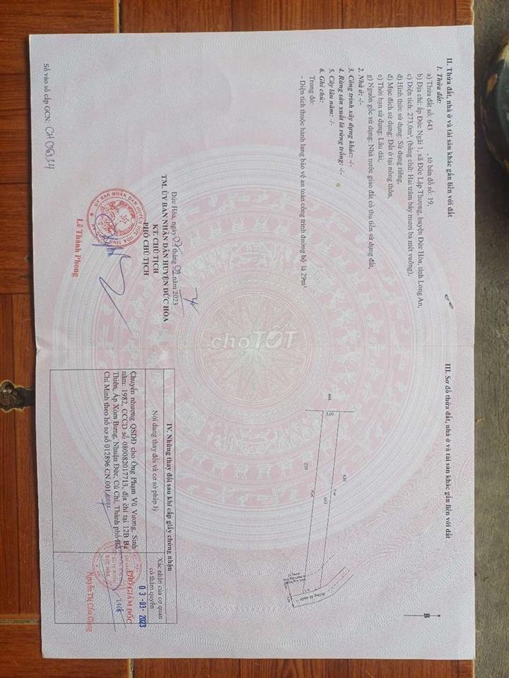 chính chủ cần thanh lý gấp