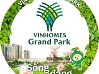 Chính chủ bán căn 52m2 toà s501 kđt vinhomes grand park, giá 2,65 tỷ. 0978 849 ***