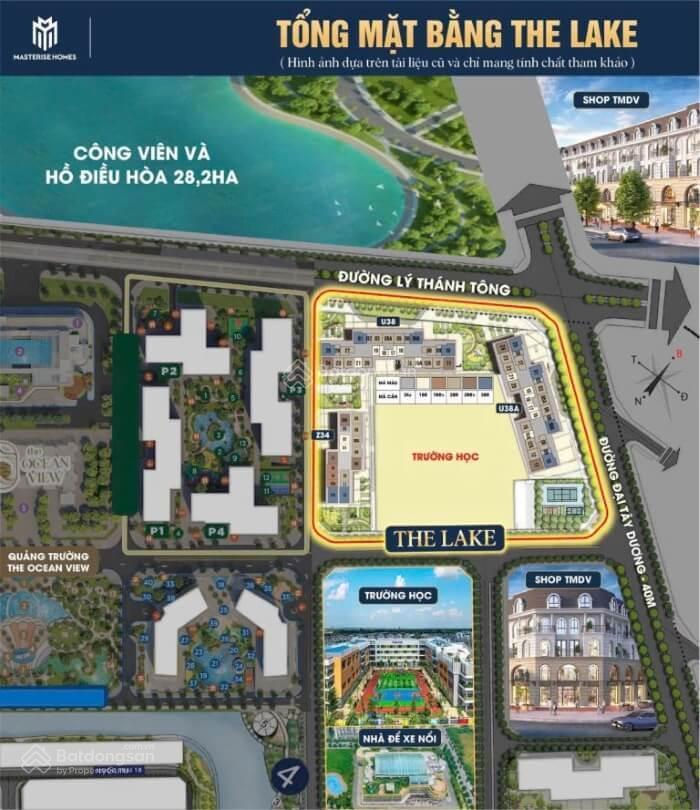 Chính chủ cắt lỗ căn 2pn+1, tòa z34 khu lake side masterise ocean park 1