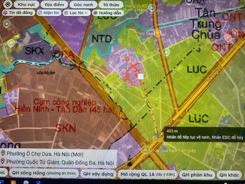 Cần tiền bán gấp 100m2 đất ô tô vào đất, cách đường 35 chỉ 420m, giá rẻ chỉ 1,79 tỷ