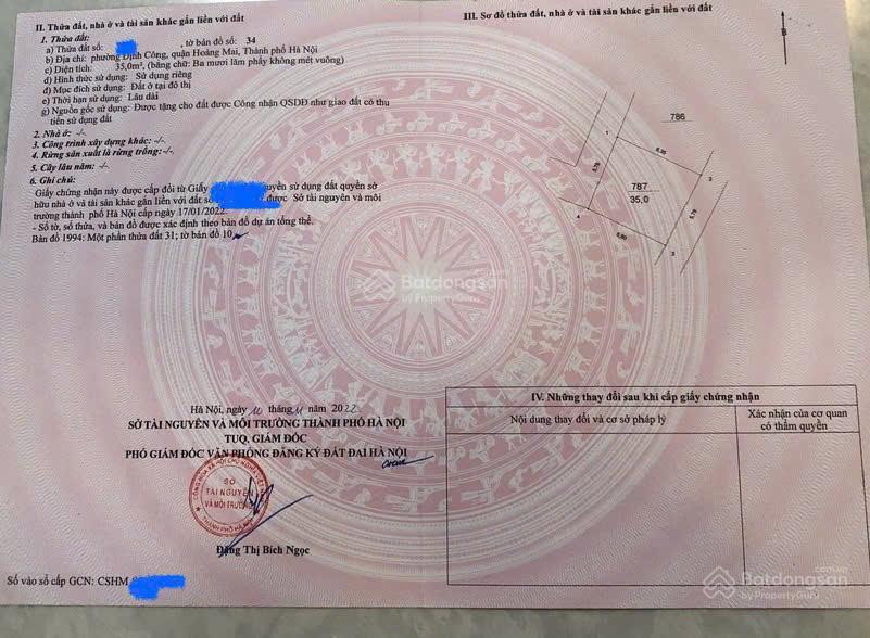 Bán nhà đất ngõ 112 định công thượng, 3 mặt thoáng