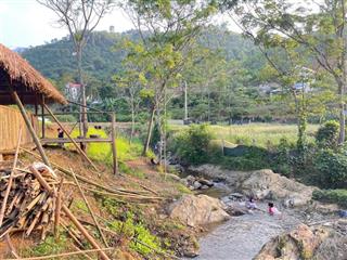 13.000m đất bám suối tự nhiên view cánh đồng & núi xanh bao la