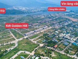 Chính chủ bán đất nền golden hill, 125m2, sổ đỏ.