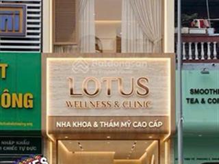 2 mặt tiền lý thái tổ q10  ngang nở hậu  lề 3m  chuẩn spa/thẩm mỹ cao cấp  giá 23.9 tỷ tl