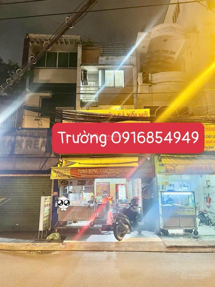 Nhà mặt tiền kinh doanh k300 tân bình 80m 4 tầng ngang 4m sổ đẹp 13,9 tỷ