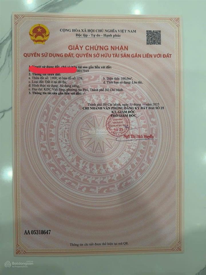 Bán gấp np tại d1, an phú, thuận an, bình dương, 13,5 tỷ, 200m2 đẹp xuất sắc