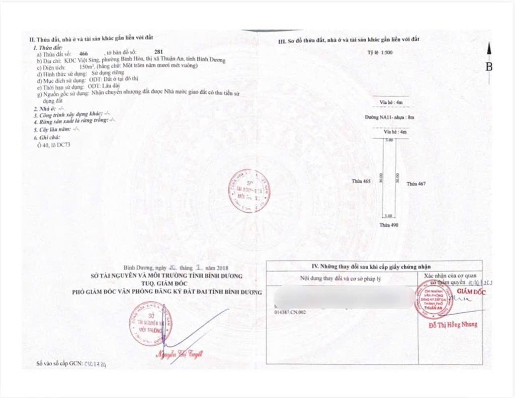 Bán đất tại phường thuận giao, giá tốt 5,35 tỷ, 150m2, hàng hiếm tại thành phố thuận an, bình dương