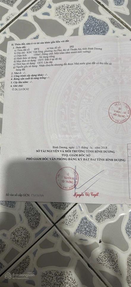 Bán nhà mặt phố 4,65 tỷ, 100m² tại d24, an phú, tp.thuận an