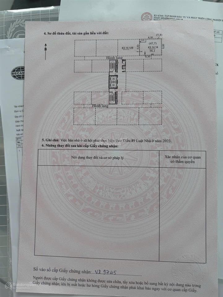 Bán căn hộ chung cư 50,5m2 tại d32, an phú, thành phố thuận an, giá tốt 1,35 tỷ vnd