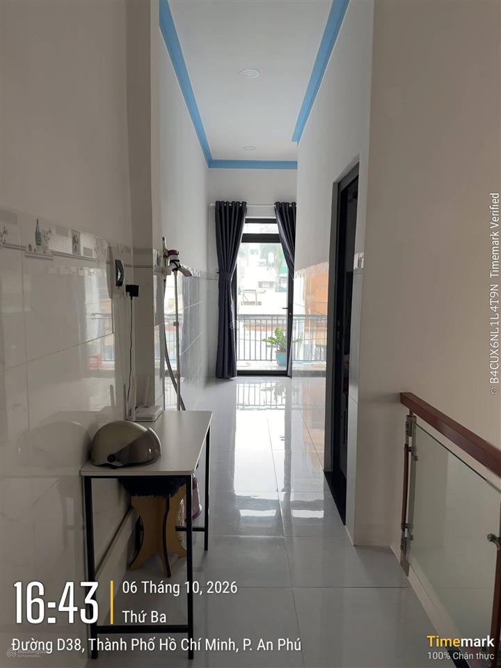 Cần bán can nhà 1 trệt 1 lầu dt 57.8m2 full thổ cư nhà hoàn công giá bán 3 tỷ7