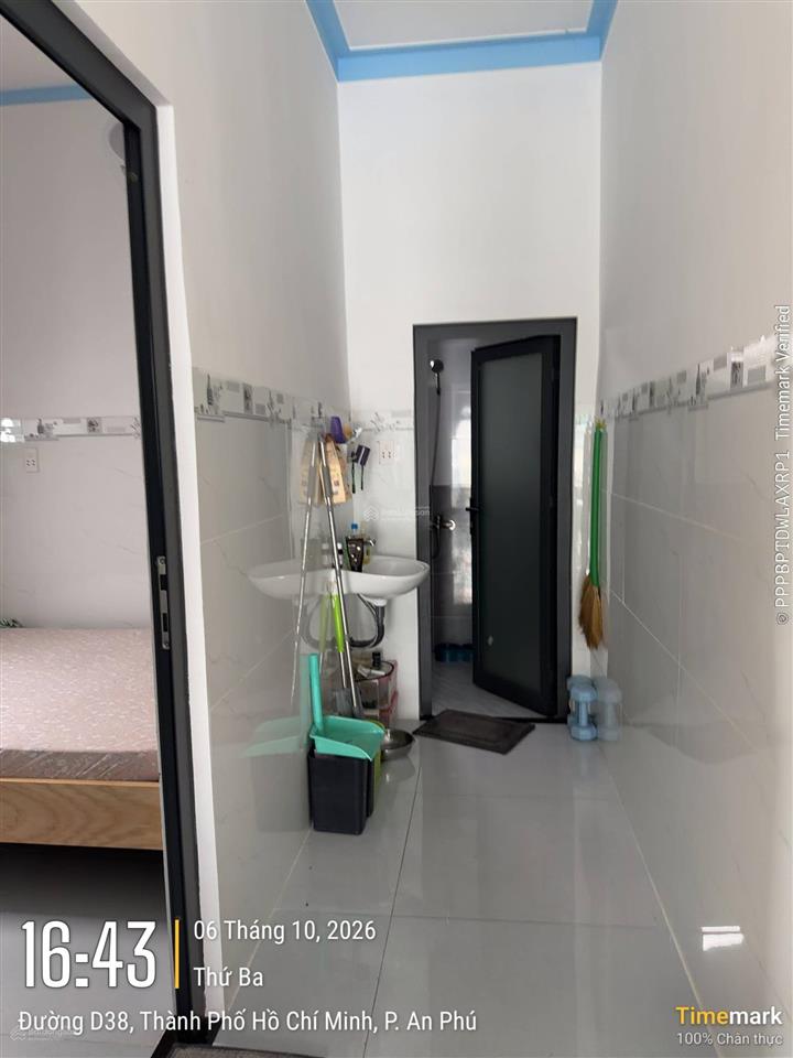 Cần bán can nhà 1 trệt 1 lầu dt 57.8m2 full thổ cư nhà hoàn công giá bán 3 tỷ7