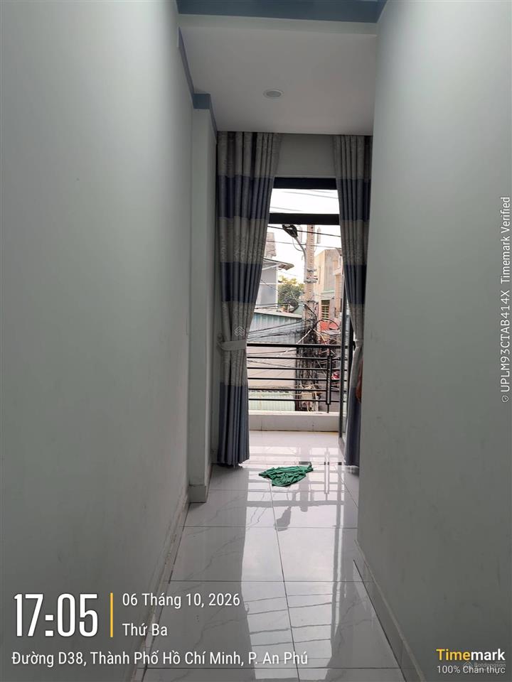 Cần bán can nhà 1 trệt 1 lầu dt 57.8m2 full thổ cư nhà hoàn công giá bán 3 tỷ7