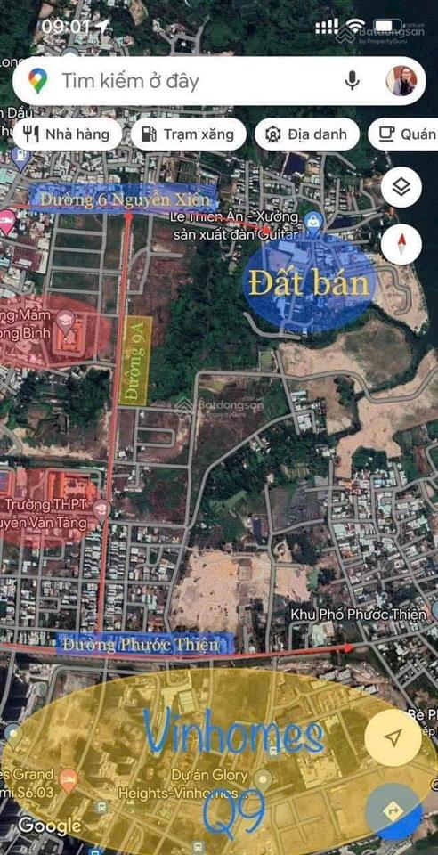 Bán đất mặt tiền đường số 6, 55 triệu / m2, 117,5m2, p. long bình, q9, tp. hcm hot
