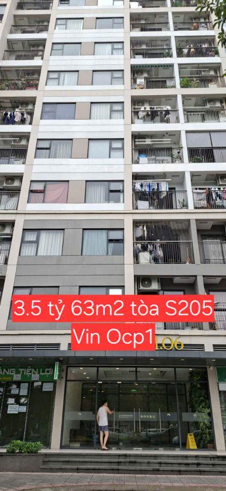 Giảm 500tr giá mới 3.5 tỷ dt 68m2, 2p tại Chung cư Vin Ocean Park 1 tòa S2.05
