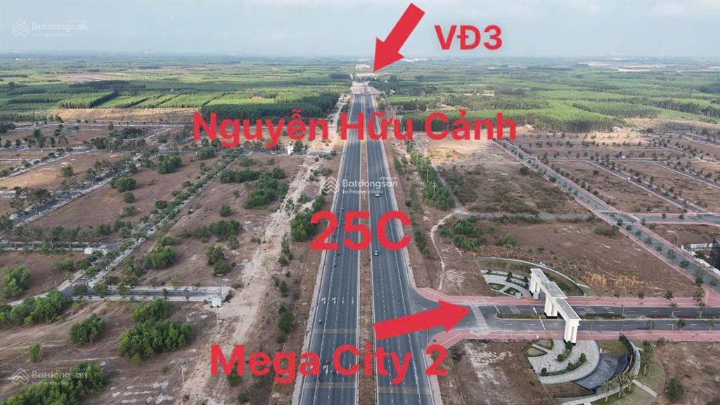 Dưới 1,3 tỷ có ngay đất thổ cư sổ riêng mega city 2 nhơn trạch