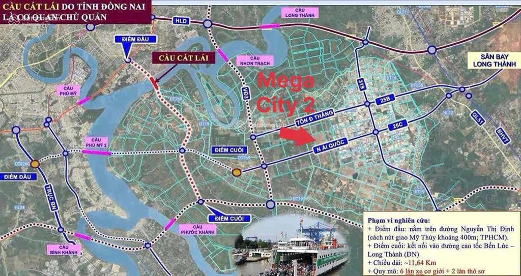 Dưới 1,3 tỷ có ngay đất thổ cư sổ riêng mega city 2 nhơn trạch