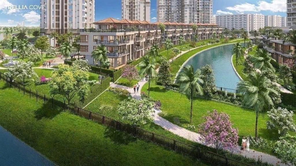Nhà phố kênh đào, sông  giá chỉ từ 18,8 tỷ mua trực tiếp chủ đầu tư nam long.