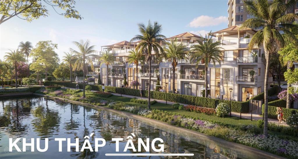 Nhà phố kênh đào, sông  giá chỉ từ 18,8 tỷ mua trực tiếp chủ đầu tư nam long.