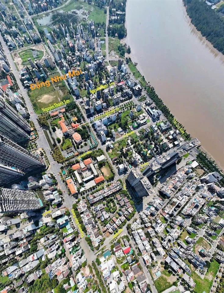 Bán dn kdc phú nhuận 1,2 giá cực chất 33,8 tỷ, 135m2 mặt tiền 7m tại thạnh mỹ lợi, q2