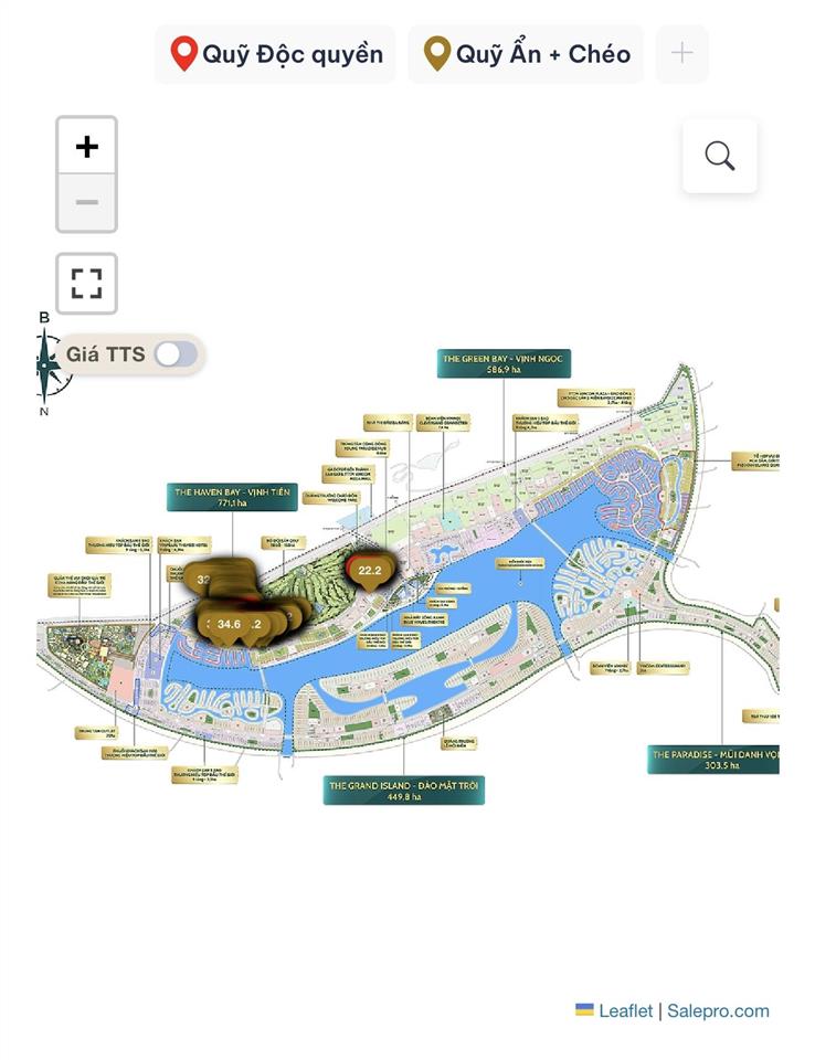 Bán bt ở vinhomes green paradise, 25 tỷ, 189m2, 3 tầng, mặt tiền 10m, cực chất!