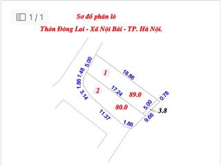 Đất f0 đông lai  nội bài | cách sân bay 10 phút | sát kcn nội bài, cn2, cn3