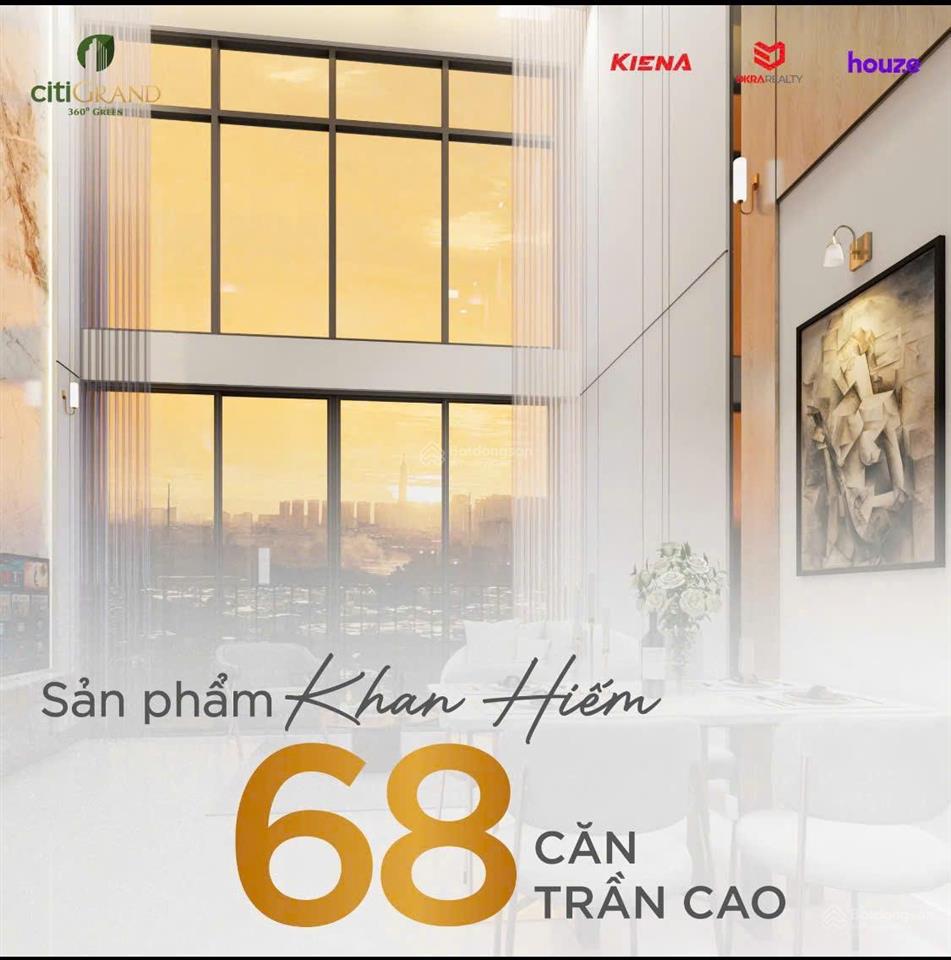 Duy nhất duplex citigrand chỉ 3.9 tỷ full vat thanh toán theo tiến độ giãn