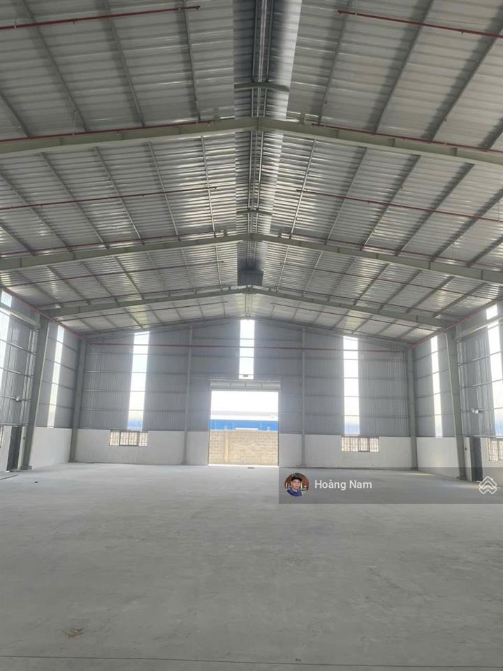 Cho thuê xưởng mới 100%. dt 5000m2. bàn giao ngay