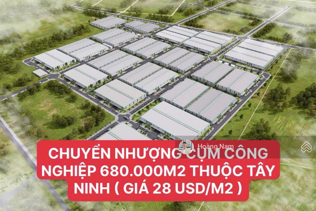 Chuyển nhượng cụm cn 68 ha. pháp lý đầy đủ. sổ tổng đã ra