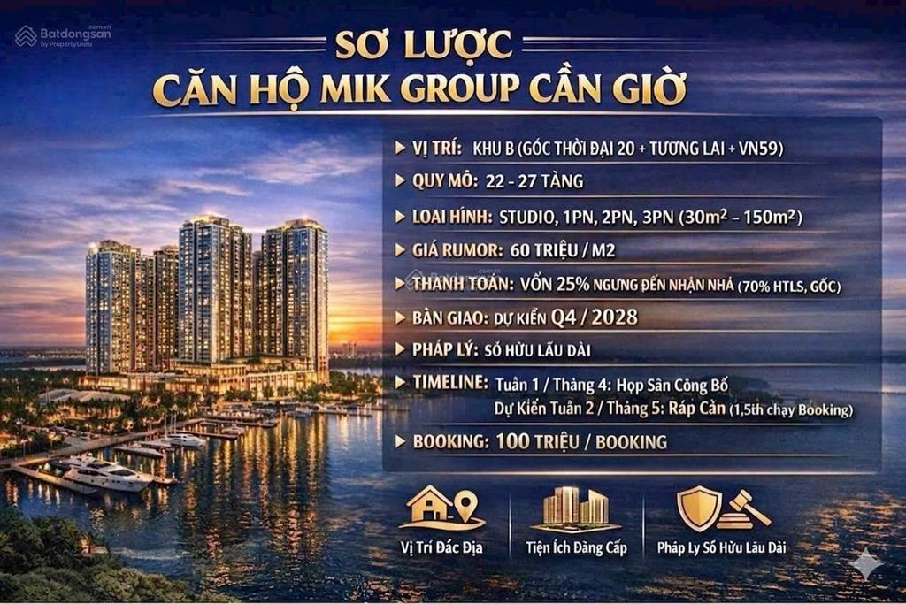 Booking căn hộ imperia green paradise tại vinhomes green paradise cần giờ giai đoạn 1