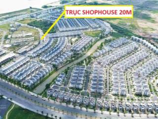 Shophouse aqua city trục 20m the suite dt 6x20m giá 9.1 tỷ đã nhận nhà pháp lý hoàn thiện