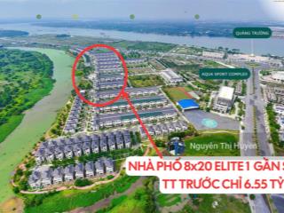Thanh toán 6.55 tỷ sở hữu ngay nhà phố 8x20 elite 1 gần sông. nhận nhà q3/2026