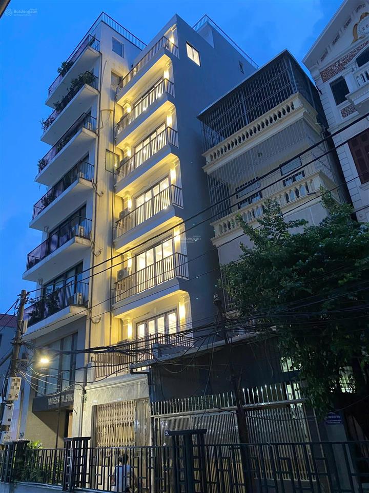 Bán nhà 8 tầng 75m2  lạc long quân, tây hồ  oto đỗ cửa  thang máy  giá 26 tỷ